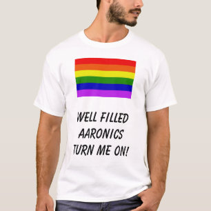 Camiseta ¡el arco iris, filledAaronics bien me gira!