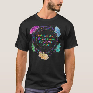 Camiseta El arcoiris alimenta las cuentas nativas estadouni