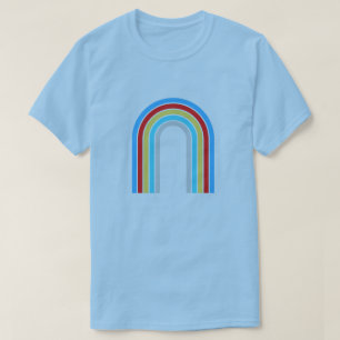 Camiseta El arcoiris boho de las mujeres de verano