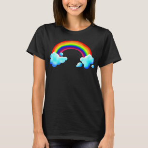 Camiseta El arcoiris brillante y colorido