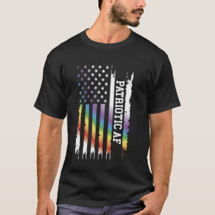 Camiseta El arcoiris con EE.UU., que causó molestias patrió