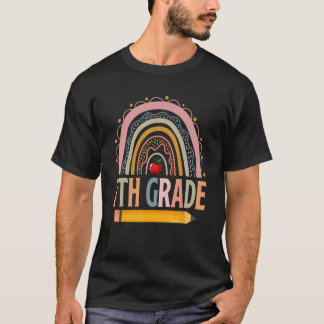 Camiseta El arcoiris de 7º Grado de diversión vuelve a la e