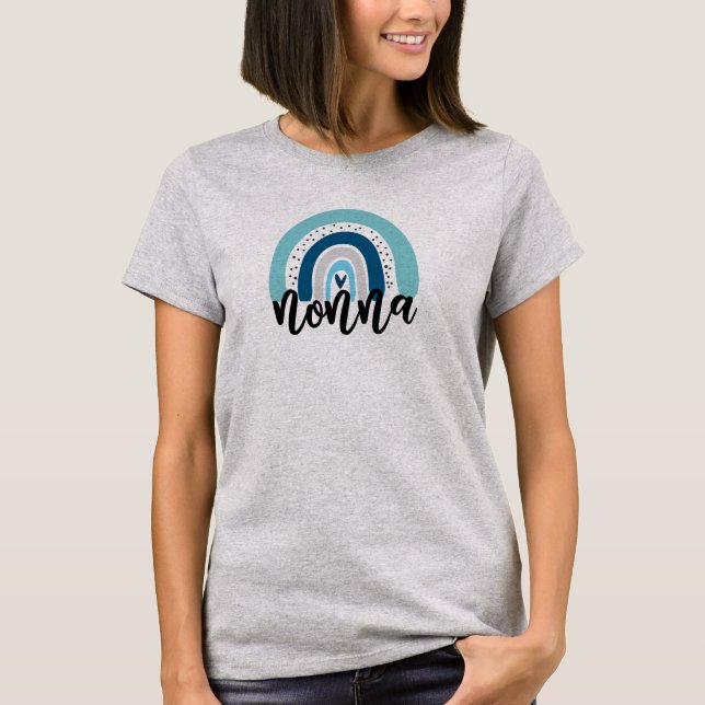 Camiseta El arcoiris de Cute Nonna (Anverso)
