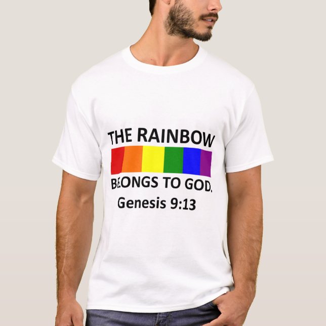 Camiseta El arcoiris de Dios (Anverso)
