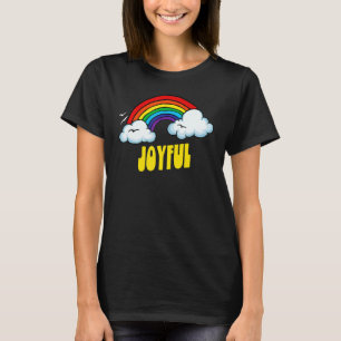 Camiseta El arcoiris de la alegre cuta sarcástica cosecha r