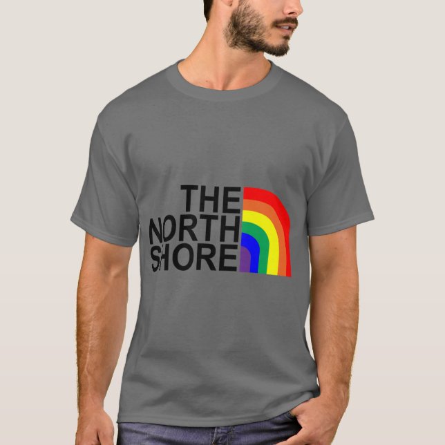 Camiseta El arcoiris de la costa norte (Anverso)