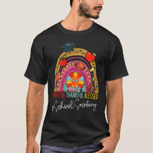 Camiseta El arcoiris de la secretaria de la escuela agradec