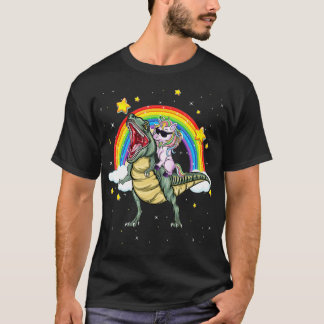 Camiseta El arcoiris de los grandes dinosaurios de Unicorni