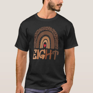 Camiseta El arcoiris de ocho años de antigüedad, ocho decor