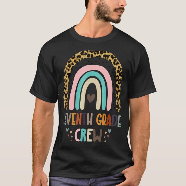 Camiseta El Arcoiris De Séptimo Grado De Boho Regresa A La  (Anverso)