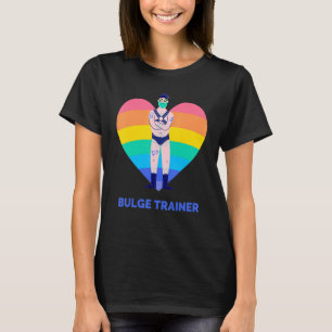 Camiseta El arcoiris de un entrenador masivo de papi gay