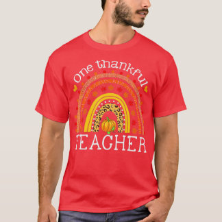 Camiseta El arcoiris de un profesor de Acción de Gracias