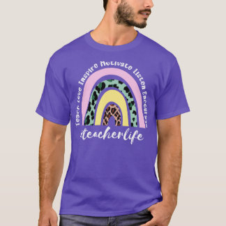 Camiseta El arcoiris de vida del profesor 23
