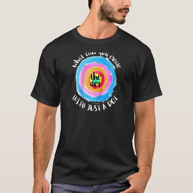 Camiseta El arcoiris del Día del Punto con el que se puede  (Anverso)