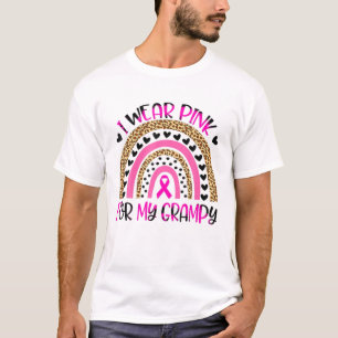 Camiseta El Arcoiris Del Leopardo Del Cáncer De Mama Que Us