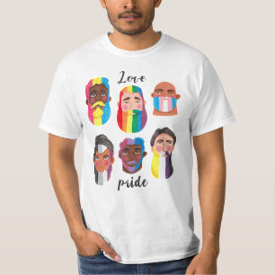 Camiseta El arcoiris del orgullo gay banderas de género bar