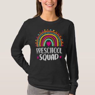Camiseta El arcoiris del profesorado del Escuadrón Preescol