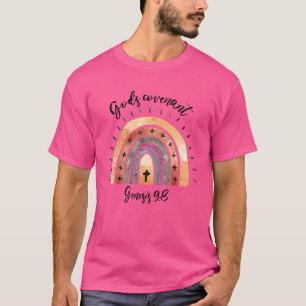 Camiseta El arcoiris El Pacto de Dios Génesis Religiosa Cri