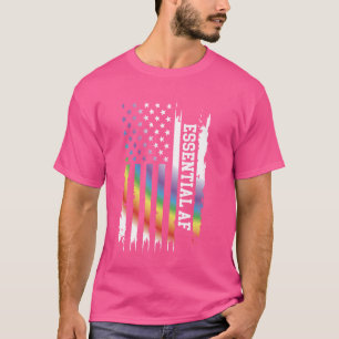 Camiseta El arcoiris esencial de los Estados Unidos frente