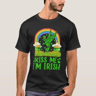 Camiseta El arcoiris gracioso me besa, soy un colibrí irlan
