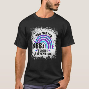 Camiseta El arcoiris importa la prevención del suicidio