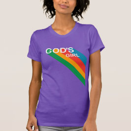 Camiseta El arcoiris Inspirador cristiano Chica de Dios