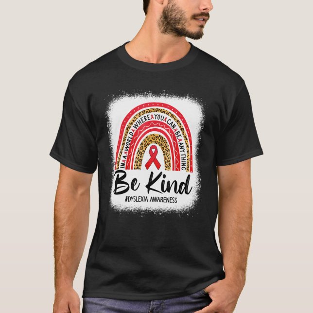 Camiseta El arcoiris leopardo será como la cinta roja Dysle (Anverso)