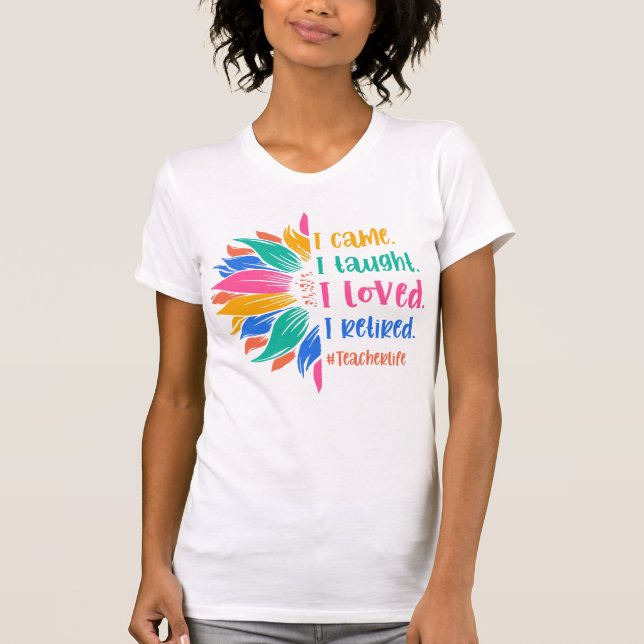 Camiseta El arcoiris nunca subestima a una escuela pública (Anverso)