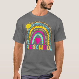 Camiseta El arcoiris preescolar vuelve a la escuela de Chic