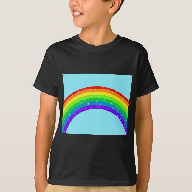 Camiseta El arcoiris resplandeciente (Anverso)