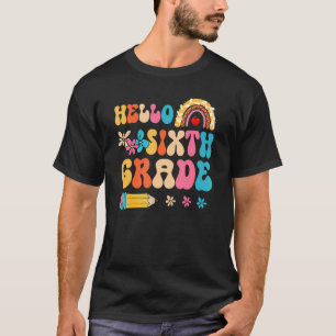 Camiseta El arcoiris Retro Hello de sexto grado vuelve al p