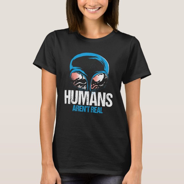 Camiseta El Arente Humano Real Ufo Alien Día Mundial de Con (Anverso)