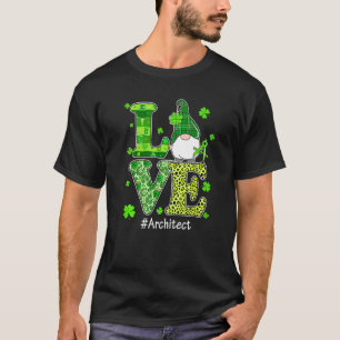 Camiseta El arquitecto de amor Gnome Leopard St Patrick's D