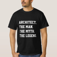 El Arquitecto El Hombre El Mito La Leyenda Camiset