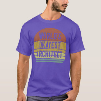 Camiseta El arquitecto más o menos del mundo vintage de los