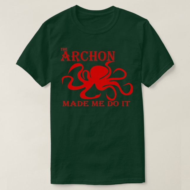 Camiseta El Arquón Me Hizo Hacerlo Rojo (Diseño del anverso)