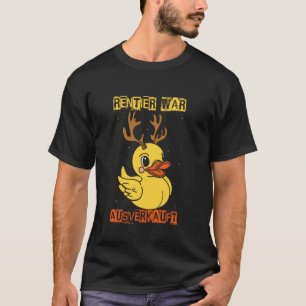 Camiseta EL ARRENDATARIO SE AGOTÓ Pato Reno Navidad