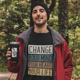 Camiseta El arrepentimiento cristiano cambia de opinión con