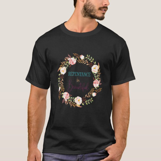 Camiseta El arrepentimiento es hermoso (Anverso)