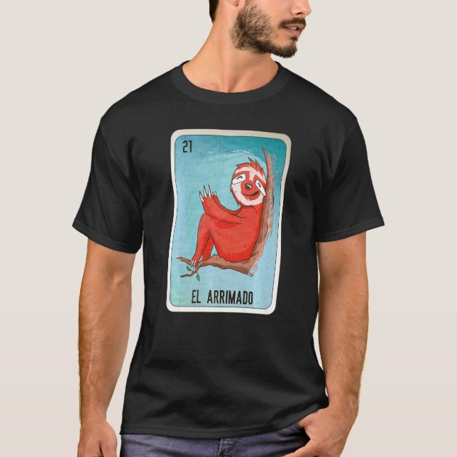 Camiseta El Arrimado Mexican Slang Lottery Bingo Cards   (Anverso)