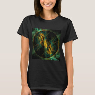 Camiseta El arte abstracto del ojo de la jungla