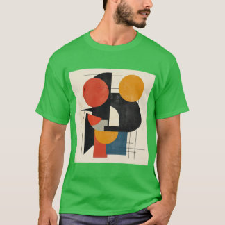 Camiseta El Arte Abstracto Sobredimensionado Fulcrum