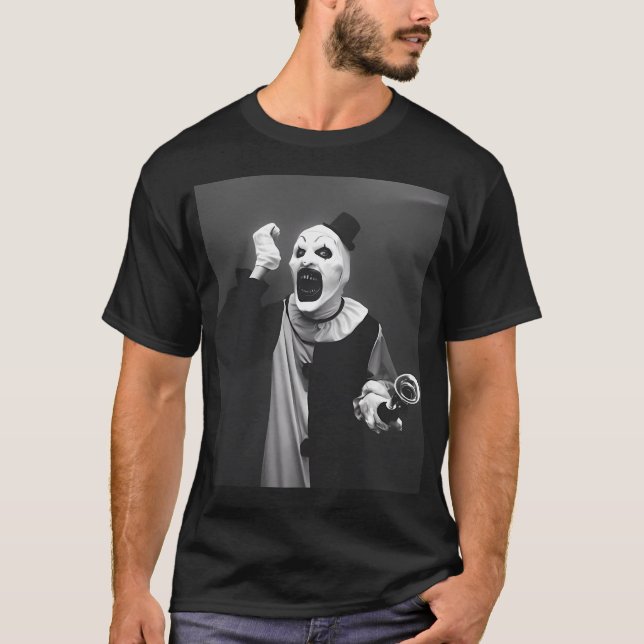 Camiseta El arte aterrador el horror del payaso (Anverso)