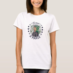 Camiseta El arte Chica gótico alternativo no es una fase