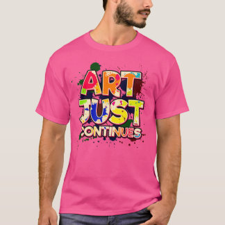 Camiseta El arte continúa