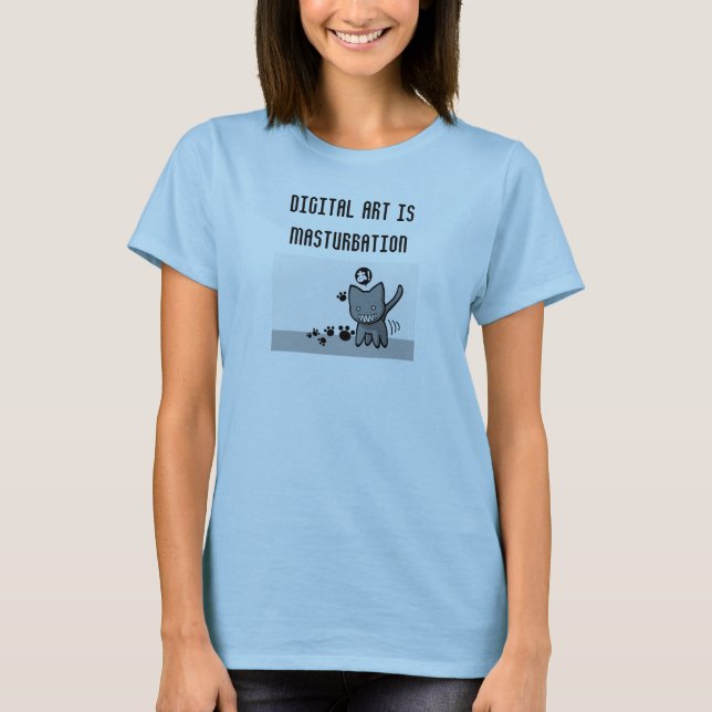 Camiseta El arte de Digitaces es malo (Anverso)