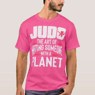 Camiseta El Arte De Golpear A Alguien Con Un Planeta Sensei