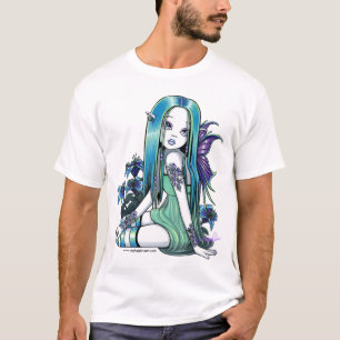 Camiseta El arte de hadas de Lilly de la luna gótica de