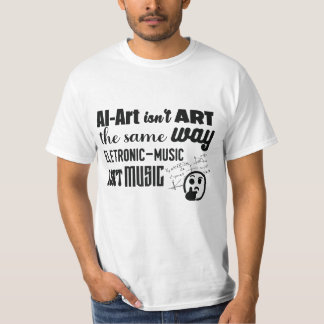 Camiseta El arte de la IA no es lo mismo que...