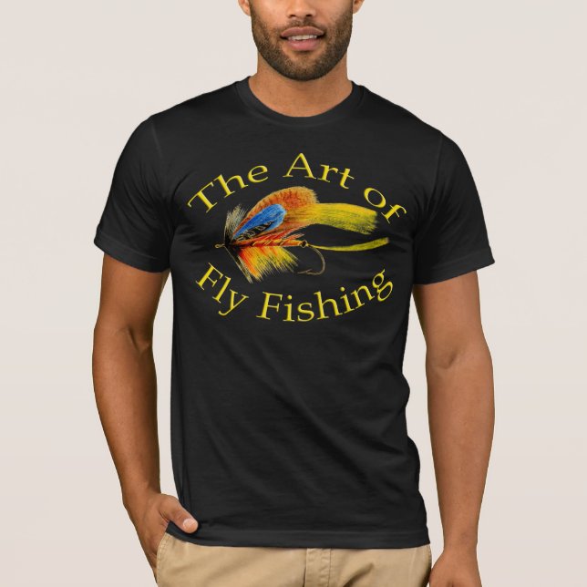 Camiseta El arte de la pesca con mosca (Anverso)